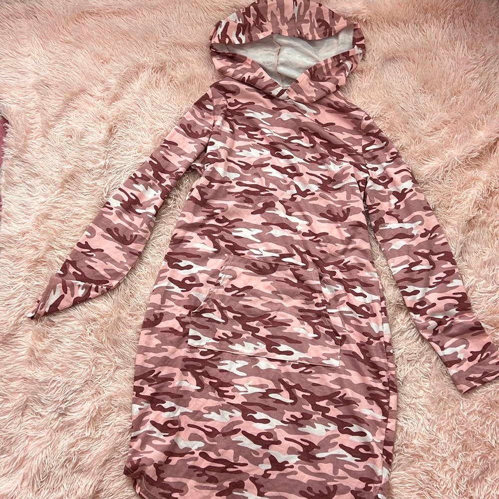 Pink camo dress
